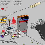 airlock apc artist:anonymous assistant blood bodily_fluids bullet_casings camera_footage death gas_mask glock graffiti greytide gun hallway insulated_gloves laser_gun maintenance pipes splashscreen spray_bottle toolbox vent vgstation wanted weapon // 480x480 // 107.6KB