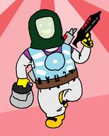 ablino artist:anonymous eod_helmet gun human insulated_gloves laser_gun looking_at_viewer magboots scientist smiling solo toolbelt weapon // 427x531 // 13.6KB