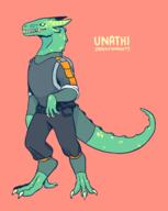 anthro artist:beanysprout digital_artwork lizardmen nonhuman // 956x1198 // 227.2KB