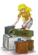 artist:anonymous blonde_hair cargo_technician crate female human long_hair solo stamp // 540x771 // 391.3KB