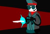 animated artist:decompressed_artist gun head_of_security laser_gun shooting solo weapon // 650x450 // 61.6KB