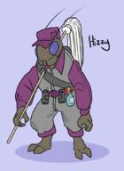 artist:xenopera character:hizzy hat insectoid janitor mop nonhuman // 763x1044 // 287.8KB