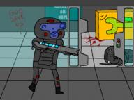 airlock artist:anonymous blood bodily_fluids death deathsquad graffiti gun hallway hardsuit human pulse_rifle vending_machine weapon // 800x600 // 28.6KB