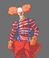 artist:anonymous buff clown human looking_at_viewer male solo // 1000x1190 // 495.0KB