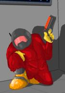 antagonist artist:anonymous gun human laser_gun magboots shadow solo space_suit syndicate weapon // 398x567 // 73.4KB