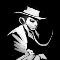 angry_look artist:feih changeling detective hat monochrome proboscis security tongue_out // 2000x2000 // 1.3MB