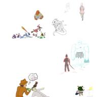 antagonist anthro artist:anonymous artist:drawsstuff assistant blood bodily_fluids character:xidritichi cigarette clown detective drawpile hud human insectoid nonhuman security shirtless smoking spare stun_baton supermatter toolbox vox wanted weapon wizard xenomorph // 4000x4064 // 1.5MB